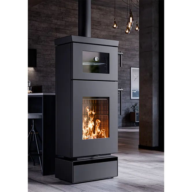 Huvudbild Vedeldad spis med ugn, 5,9 kW