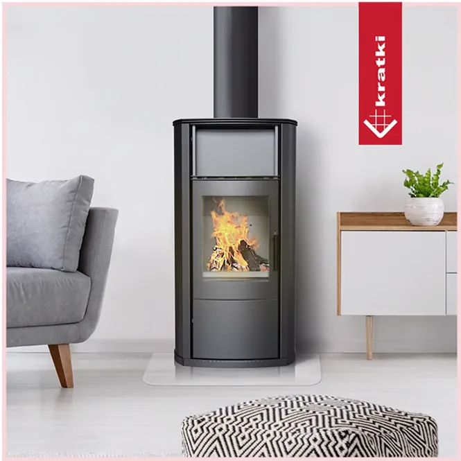 Bild på Vedeldad stålkamin EPSILON Ø 150 8 kW