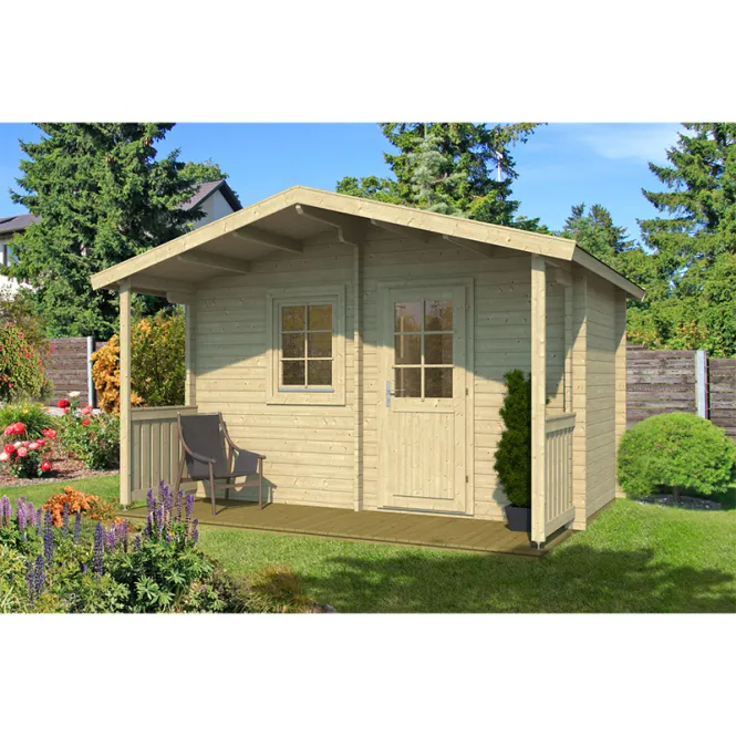 Huvudbild Bastustuga Hannu med relaxrum och terrass