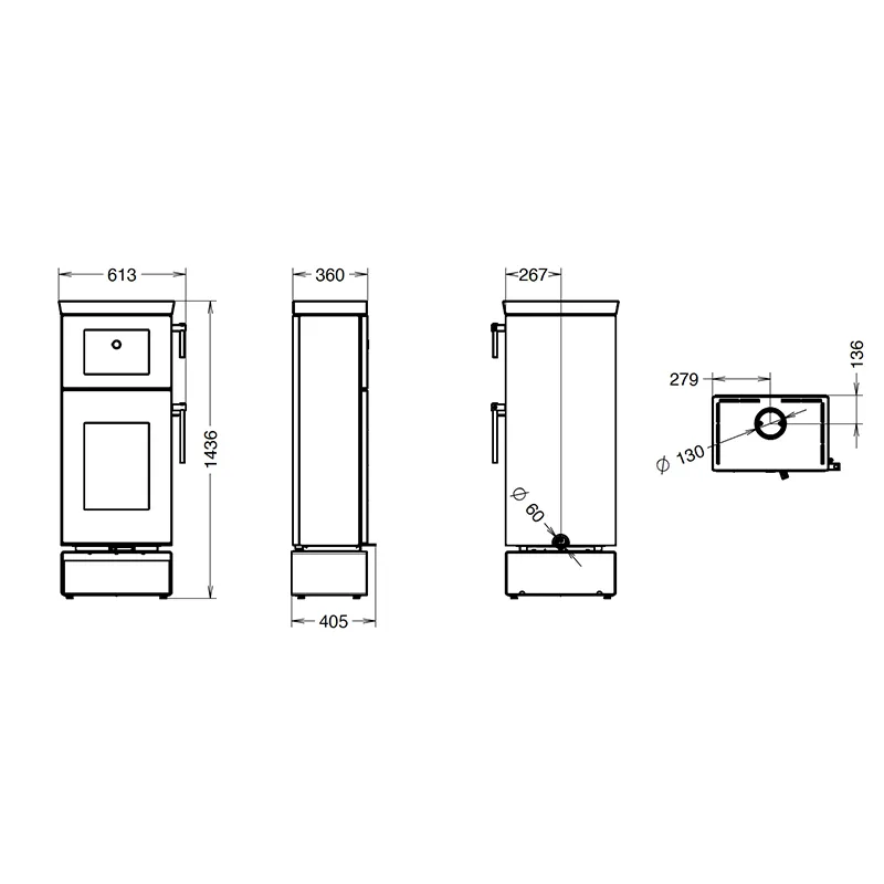 Vedovn med stekovn ZEN O, 5,9 kW