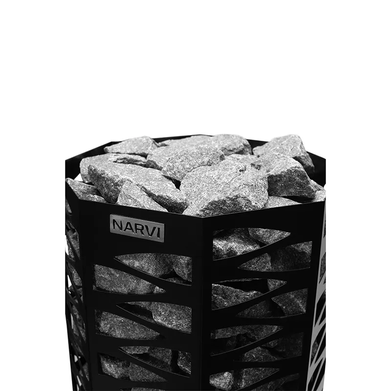 Bastuaggregat Narvi Smooth svart 10,5 kW